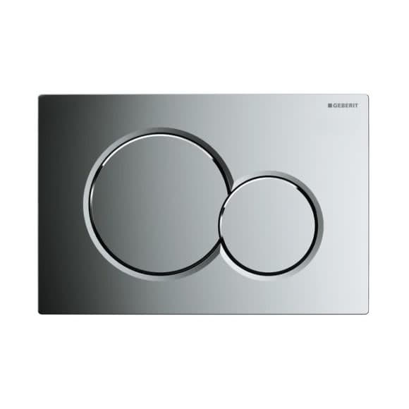 Geberit Sigma01 flush plate in polished chrome