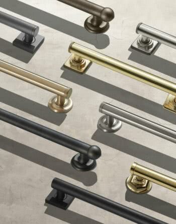 California Faucets Deluxe Grab Bars Elegantly Merge Flexible Decorative Style With Important Safety Features